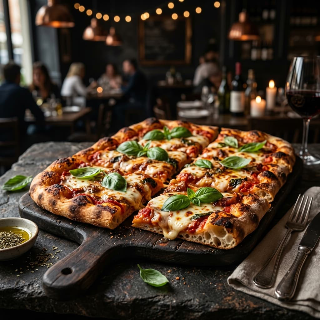 Римская пицца в Мята Lounge — авторская кухня